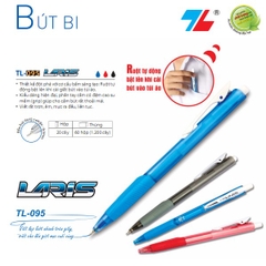 TL - Bút bi TL095 (Xanh, Đỏ, Đen) (20 Cây/Hộp)