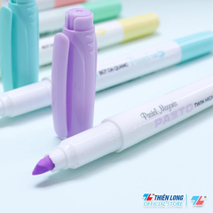 TL -  Bút Dạ Quang màu Pazto Nhỏ rửa được HL-016 (Đỏ, Tím, Xanh Lá, Xanh Ngọc, Vàng) (5 cây/Hộp)