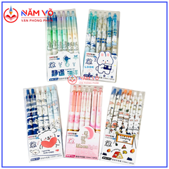 Bút Gel Bấm KHÔNG Xóa Được XQ0021; XQ0026 (12 Cây/Hộp; 12 Hộp/ Lốc; 12 Lốc/ Thùng)