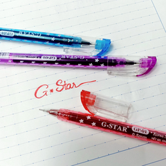 G-Star Bút Gel GP01 (Xanh, Tím, Đỏ, Đen) (12 Cây/Hộp; 12 Hộp/Lốc; 12 Lốc/Thùng)