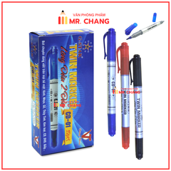 G-Star Bút Lông Dầu 2 Đầu CD01 (MựcXanh, Đỏ, Đen) (12 Cây/ Hộp; 12 Hộp/ Lốc; 96 Hộp/ Thùng)