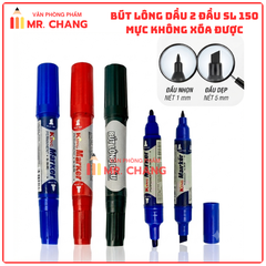 Bút Lông Dầu Lớn 150 (Mực Xanh, Đỏ, Đen) (12 Cây/Hộp, 120 Hộp/Thùng)