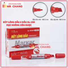 Bút Lông Dầu Lớn 150 (Mực Xanh, Đỏ, Đen) (12 Cây/Hộp, 120 Hộp/Thùng)