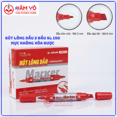 Bút Lông Dầu Lớn 150 (Mực Xanh, Đỏ, Đen) (12 Cây/Hộp, 120 Hộp/Thùng)