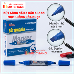Bút Lông Dầu Lớn 150 (Mực Xanh, Đỏ, Đen) (12 Cây/Hộp, 120 Hộp/Thùng)