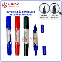 Bút Lông Dầu Lớn 150 (Mực Xanh, Đỏ, Đen) (12 Cây/Hộp, 120 Hộp/Thùng)