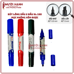 Bút Lông Dầu Lớn 150 (Mực Xanh, Đỏ, Đen) (12 Cây/Hộp, 120 Hộp/Thùng)