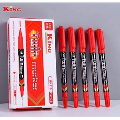 Bút Lông Dầu Nhỏ 116 (Mực Xanh, Đỏ, Đen) (12 Cây/Hộp, 12 Hộp/Lốc. 20 Lốc/Thùng)