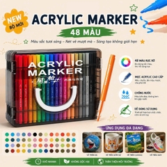 Bút Dạ Acrylic 50233 (Thân Tròn)