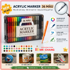 Bút Dạ Acrylic 50233 (Thân Tròn)