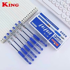 . Bút Gel MINI Đầu To King K009 (Xanh, Tím, Đỏ, Đen) (12 Cây/Hộp; 12 Hộp/Lốc; 20 Lốc/Thùng)