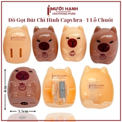 . Đồ Gọt Bút Chì Mẫu CapyBara No. 163 (48 Cái/ Lon; 48 Lon/ Thùng)