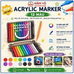 Bút Dạ Acrylic 50233 (Thân Tròn)