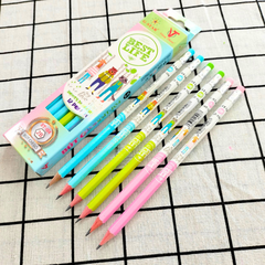G-Star Bút chì đen HT104 2B (thân lục giác, hình thú, có gôm) (12 Cây/Hộp; 12 Hộp/ Lốc; 12 Lốc/ Thùng)