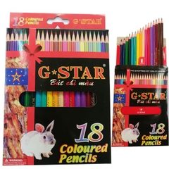 G-Star Bút Chì Màu Vỏ Gỗ (HỘP ĐỎ) (Hộp Giấy)