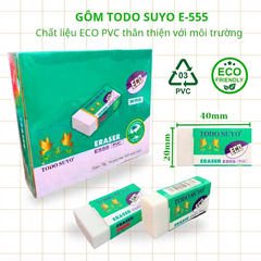 G-Star Gôm Trắng E555 Hiệu Todo Suyo (30 Cục/ Hộp; 40 Hộp/ Thùng)