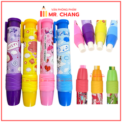Gôm Bút Bấm LANTU LT309 (24 Cây/Hộp; 24 Hộp/Thùng)