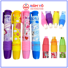 Gôm Bút Bấm LANTU LT309 (24 Cây/Hộp; 24 Hộp/Thùng)