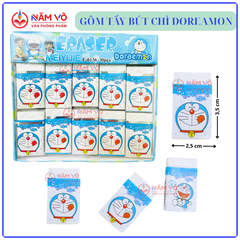 Gôm Eraser Doreamon TRẮNG 6136 (30 Cục/Hộp; 20 Hộp/Thùng)