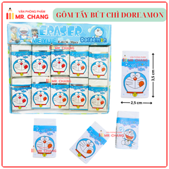Gôm Eraser Doreamon TRẮNG 6136 (30 Cục/Hộp; 20 Hộp/Thùng)