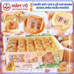 Gọt Hộp 2 Lỗ CapyBara 82001 (48 Cái/Hộp, 30 Hộp/Thùng)