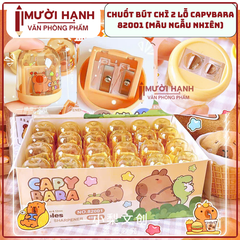 Gọt Hộp 2 Lỗ CapyBara 82001 (48 Cái/Hộp, 30 Hộp/Thùng)