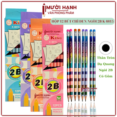 Bút Chì Gỗ 2B 8815 (12 Cây/ Hộp; 12 Hộp/ Lốc; 240 Hộp/ Thùng)