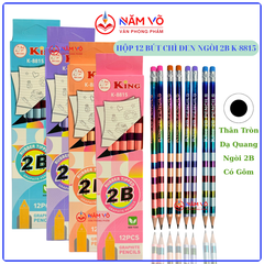 Bút Chì Gỗ 2B 8815 (12 Cây/ Hộp; 12 Hộp/ Lốc; 240 Hộp/ Thùng)