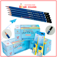G-Star Bút Chì Gỗ P333- 2B; 3B; 4B; 5B; 6B (12 Cây/Hộp; 12 Hộp/Lốc; 240 Hộp/ Thùng)