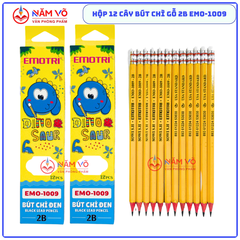 Gstar Bút Chì Đen Emo 1009 Hiệu Emotri (12 Cây/ Hộp; 12 Hộp/ Lốc; 240 Hộp/ Thùng)