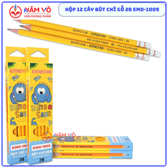 Gstar Bút Chì Đen Emo 1009 Hiệu Emotri (12 Cây/ Hộp; 12 Hộp/ Lốc; 240 Hộp/ Thùng)