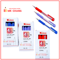 Bút 8698 King/ T8 (Xanh, Tím, Đỏ, Đen) (12 Cây/Hộp; 16 Hộp/Lốc; 192 Hộp/Thùng)