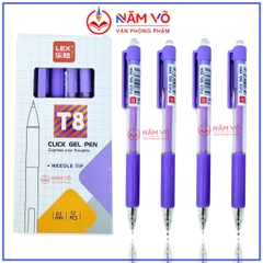 Bút 8698 King/ T8 (Xanh, Tím, Đỏ, Đen) (12 Cây/Hộp; 16 Hộp/Lốc; 192 Hộp/Thùng)