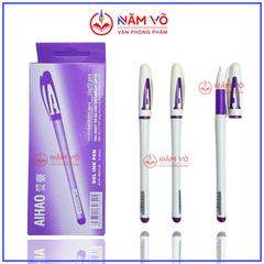 Bút Gel Nước Chữ AAA 0.5mm Aihao AH-801A (Xanh, Tím, Đỏ, Đen) (12 Cây/Hộp) (12 Hộp/Lốc) (12 Lốc/Thùng)