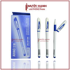 Bút Gel Nước Chữ AAA 0.5mm Aihao AH-801A (Xanh, Tím, Đỏ, Đen) (12 Cây/Hộp) (12 Hộp/Lốc) (12 Lốc/Thùng)