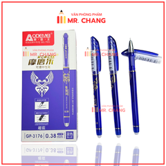 Bút Nắp Đậy Xóa Được Aodemei GP 3176 (Xanh, Tím) (12 Cây/Hộp; 12 Hộp/Lốc; 16 Lốc/Thùng)
