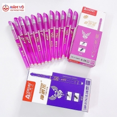 Bút Nắp Đậy Xóa Được Aodemei GP 3176 (Xanh, Tím) (12 Cây/Hộp; 12 Hộp/Lốc; 16 Lốc/Thùng)