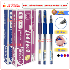 Bút Mini CANVAVA Ngòi ST 0.5mm (Xanh, Tím, Đỏ, Đen)