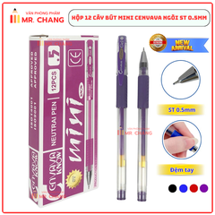 Bút Mini CANVAVA Ngòi ST 0.5mm (Xanh, Tím, Đỏ, Đen)