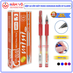 Bút Mini CANVAVA Ngòi ST 0.5mm (Xanh, Tím, Đỏ, Đen)