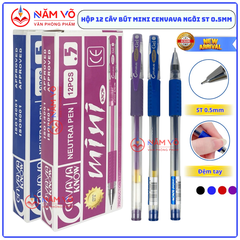 Bút Mini CANVAVA Ngòi ST 0.5mm (Xanh, Tím, Đỏ, Đen)