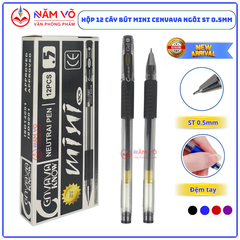 Bút Mini CANVAVA Ngòi ST 0.5mm (Xanh, Tím, Đỏ, Đen)