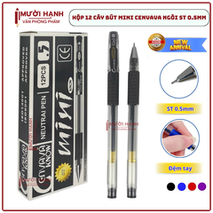 Bút Mini CANVAVA Ngòi ST 0.5mm (Xanh, Tím, Đỏ, Đen)