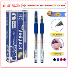 Bút Mini CANVAVA Ngòi ST 0.5mm (Xanh, Tím, Đỏ, Đen)