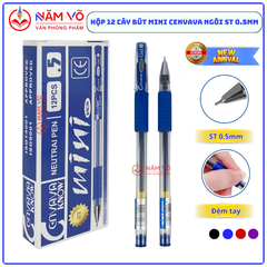 Bút Mini CANVAVA Ngòi ST 0.5mm (Xanh, Tím, Đỏ, Đen)