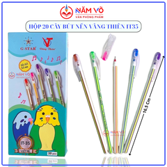 G-Star Bút Bi Ấn Độ (Bút Nến) (Xanh, Đen) IT 35 (20 Cây/Hộp; 100 Hộp/Thùng)