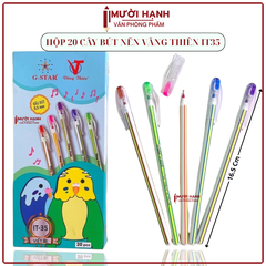 G-Star Bút Bi Ấn Độ (Bút Nến) (Xanh, Đen) IT 35 (20 Cây/Hộp; 100 Hộp/Thùng)