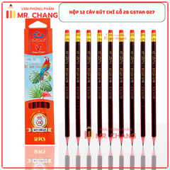 G-Star Bút Chì Gỗ 2B - 027 (12 Cây/ Hộp; 12 Hộp/ Lốc; 20 Lốc/ Thùng)
