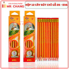 G-Star Bút Chì Gỗ 2B - 036 (12 Cây/ Hộp; 12 Hộp/ Lốc; 20 Lốc/ Thùng)