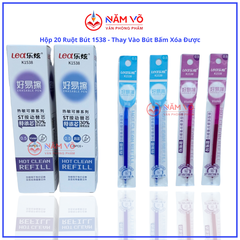 Ruột Bút Xóa Được BÚT BẤM LEX 1538 (20 Ống/Hộp; 12 Hộp/Lốc; 24 Lốc/Thùng)